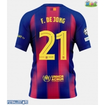 Barcelona Frenkie de Jong #21 Hjemmedrakt 2025-26 Kortermet